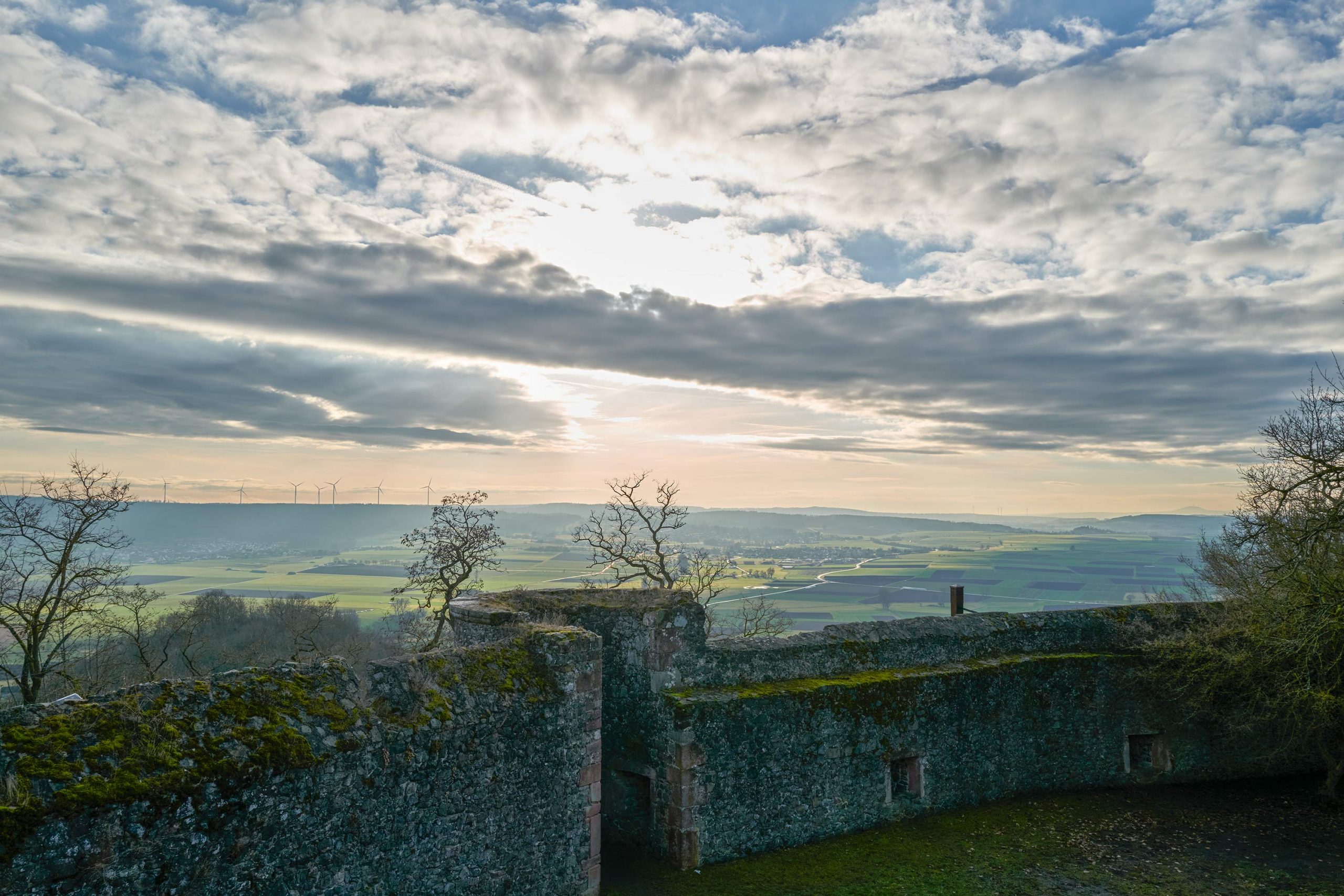 Landschaft-L1020850 Wohnwand aus massiver Buche